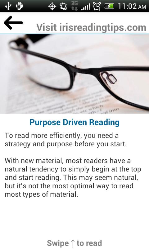 Speed Reading Tips