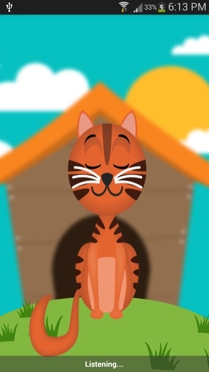 Talk with cat