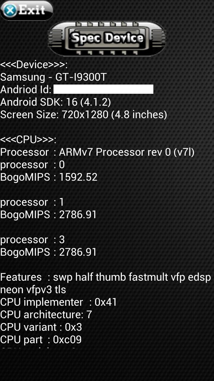 Phone Spec Checker