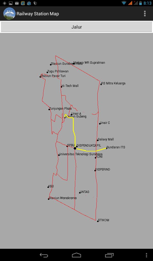 Railway Station Map
