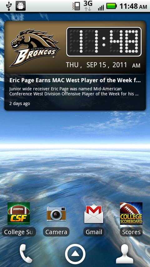 Western Michigan Live Clock