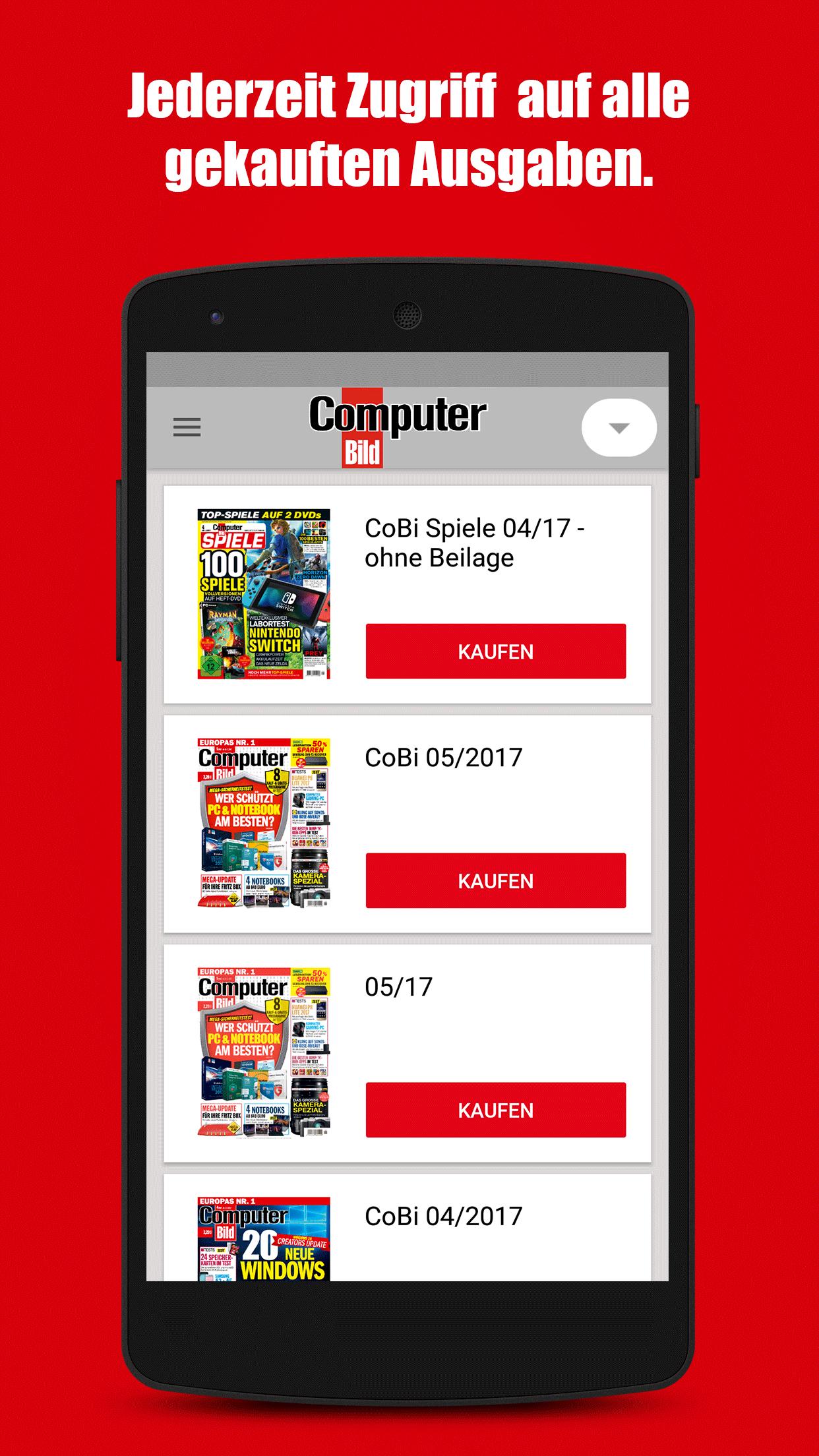 Reader COMPUTER BILD Magazin