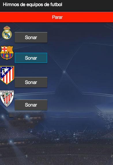 Himnos de futbol