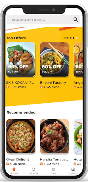 Unbox : Food & Online Delivery
