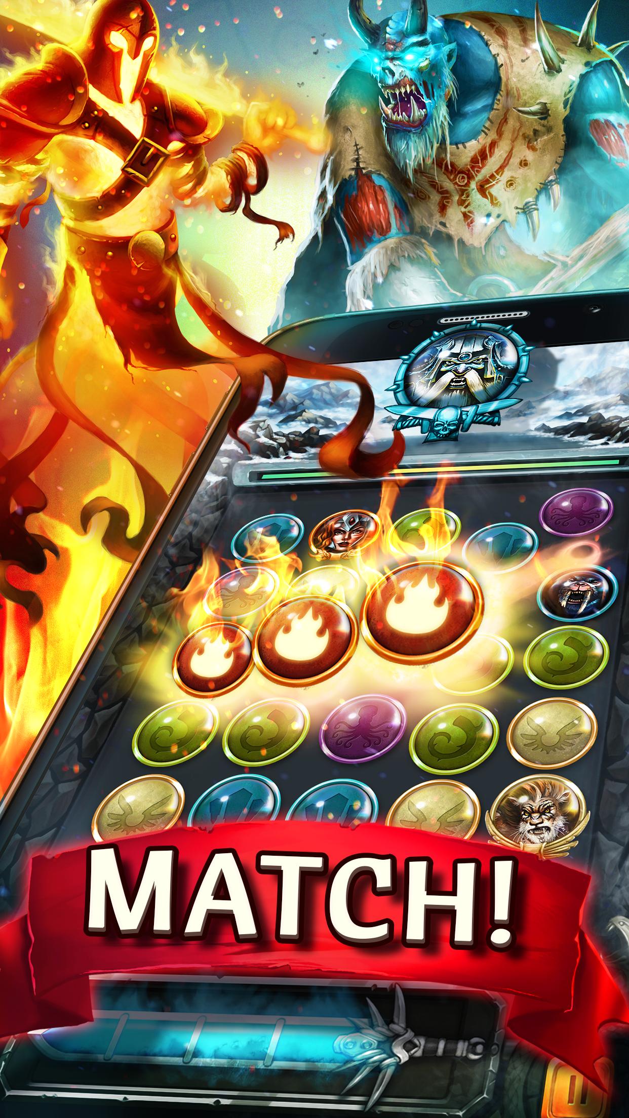 Magic Heroes: Lord of Souls. Epic Puzzle RPG Game