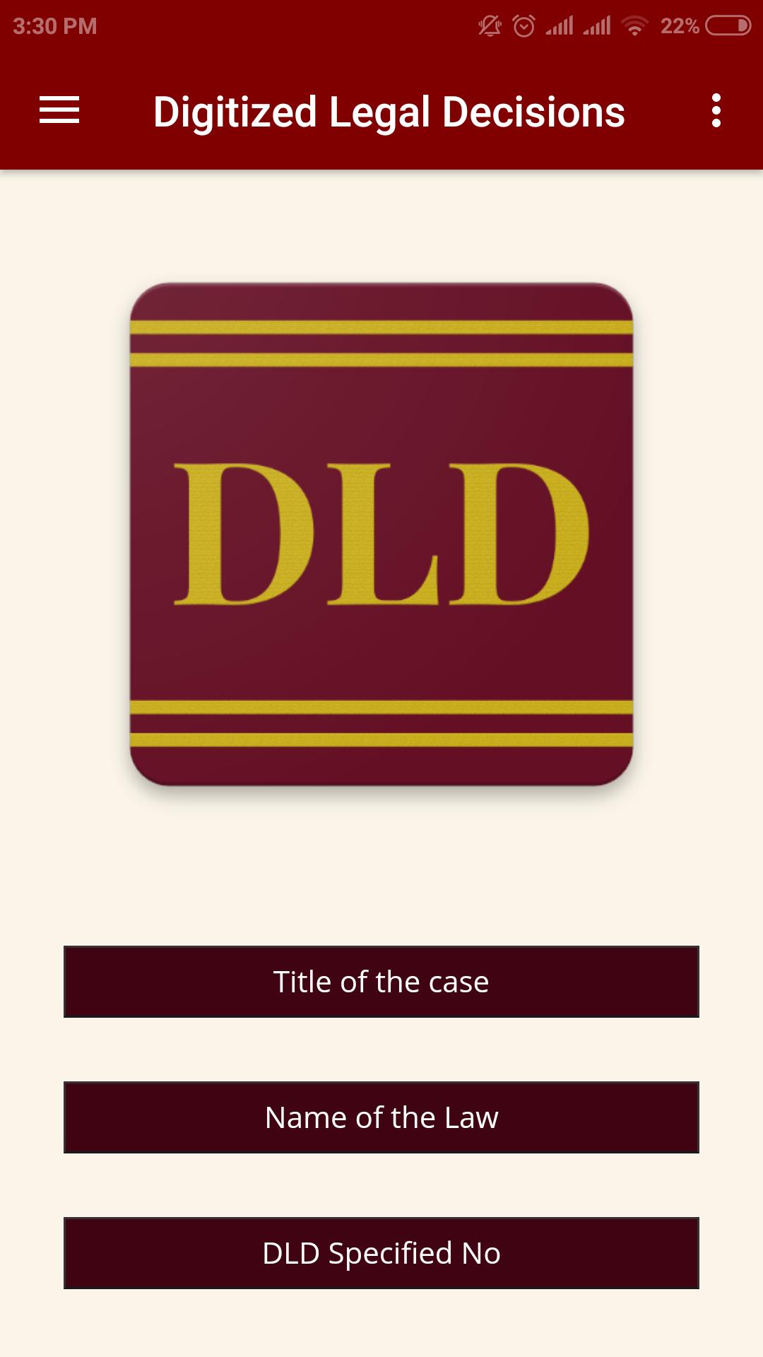 Digitized Legal Decisions (DLD)