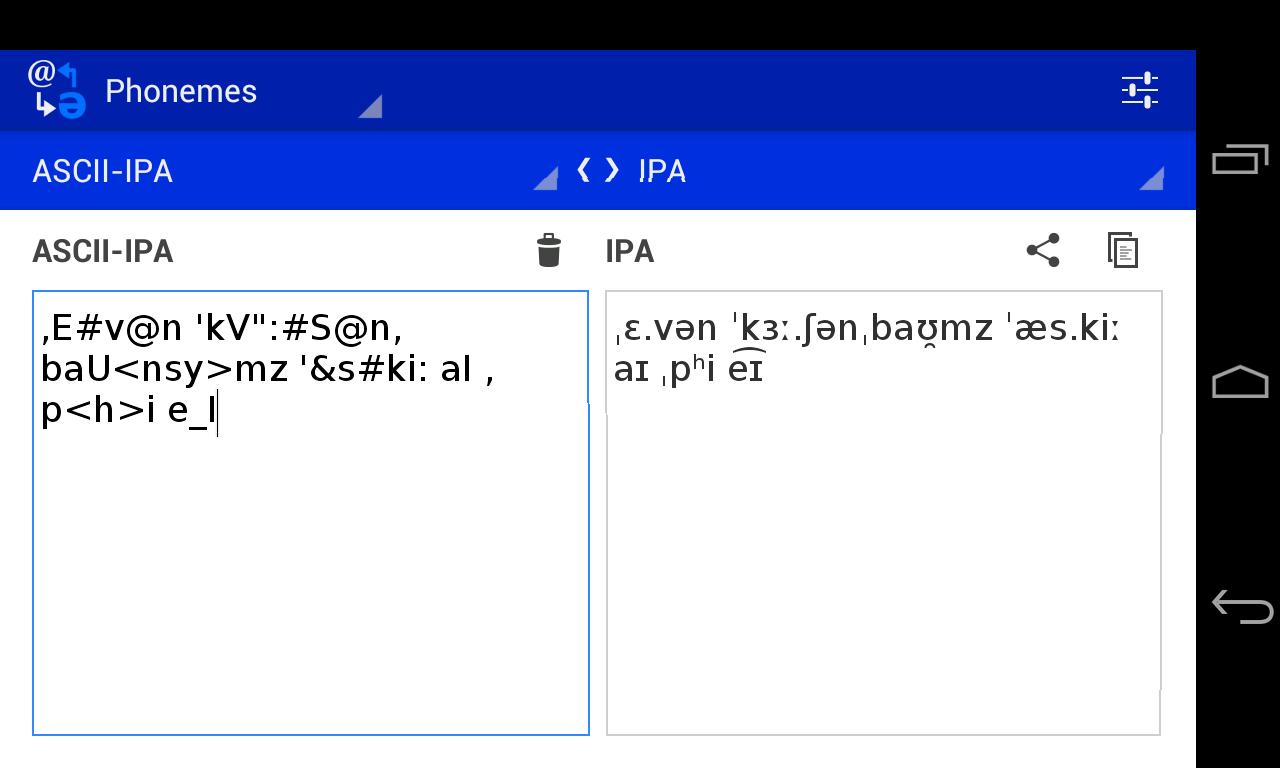Phoneme Converter