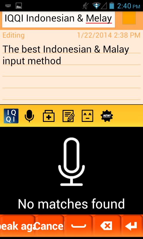 IQQI Indonesian & Malay