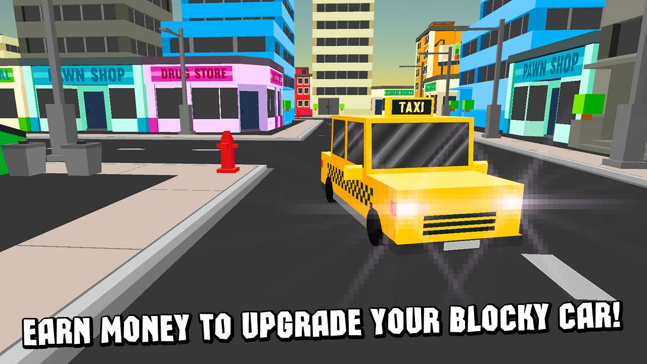 Cube Taxi Driving Simulator 3D