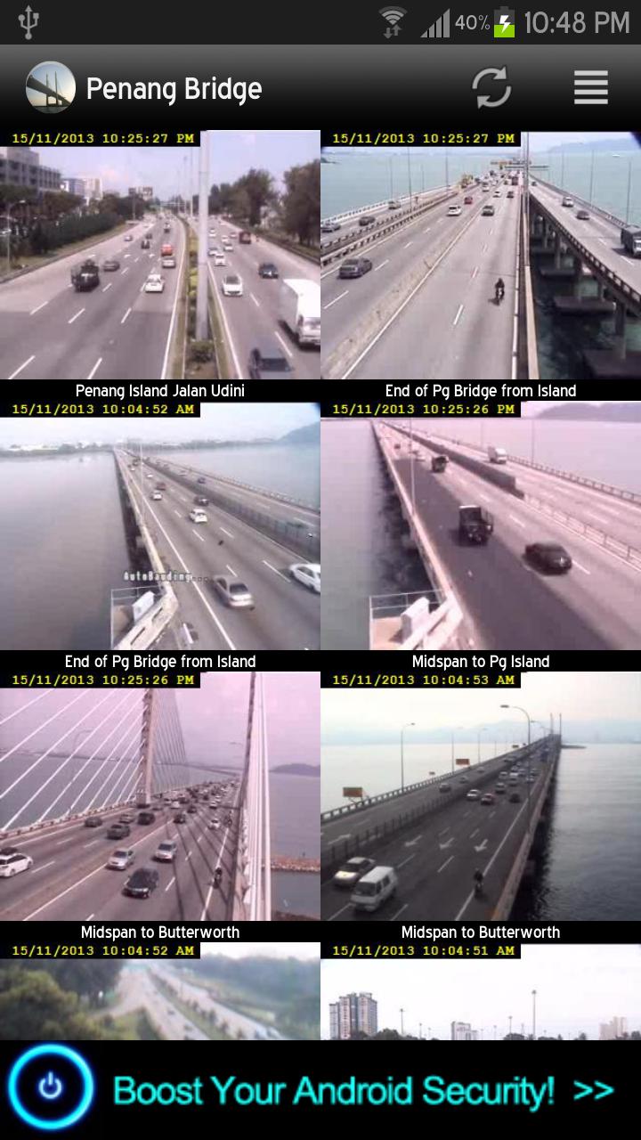 Penang Bridge Traffic Cam