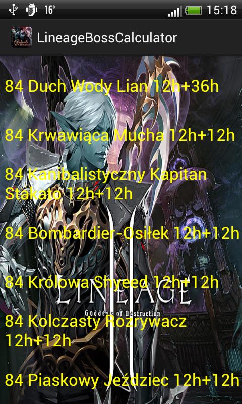 Lineage Boss Calculator