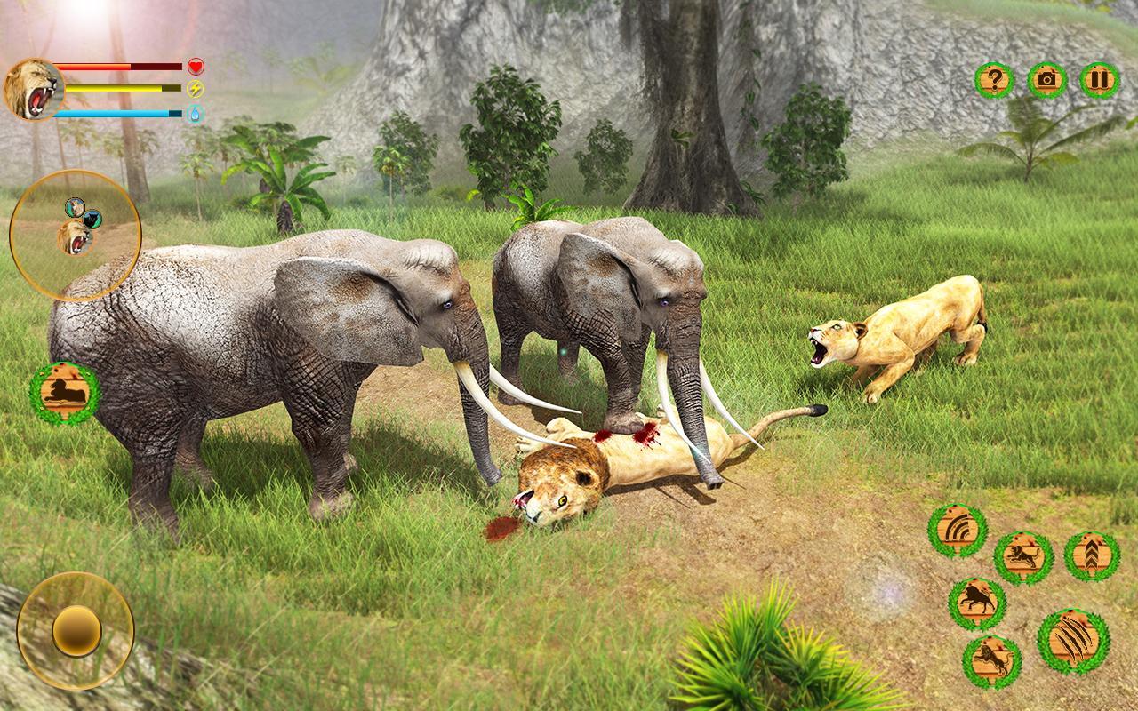 Lion Simulator Attack 3d Game