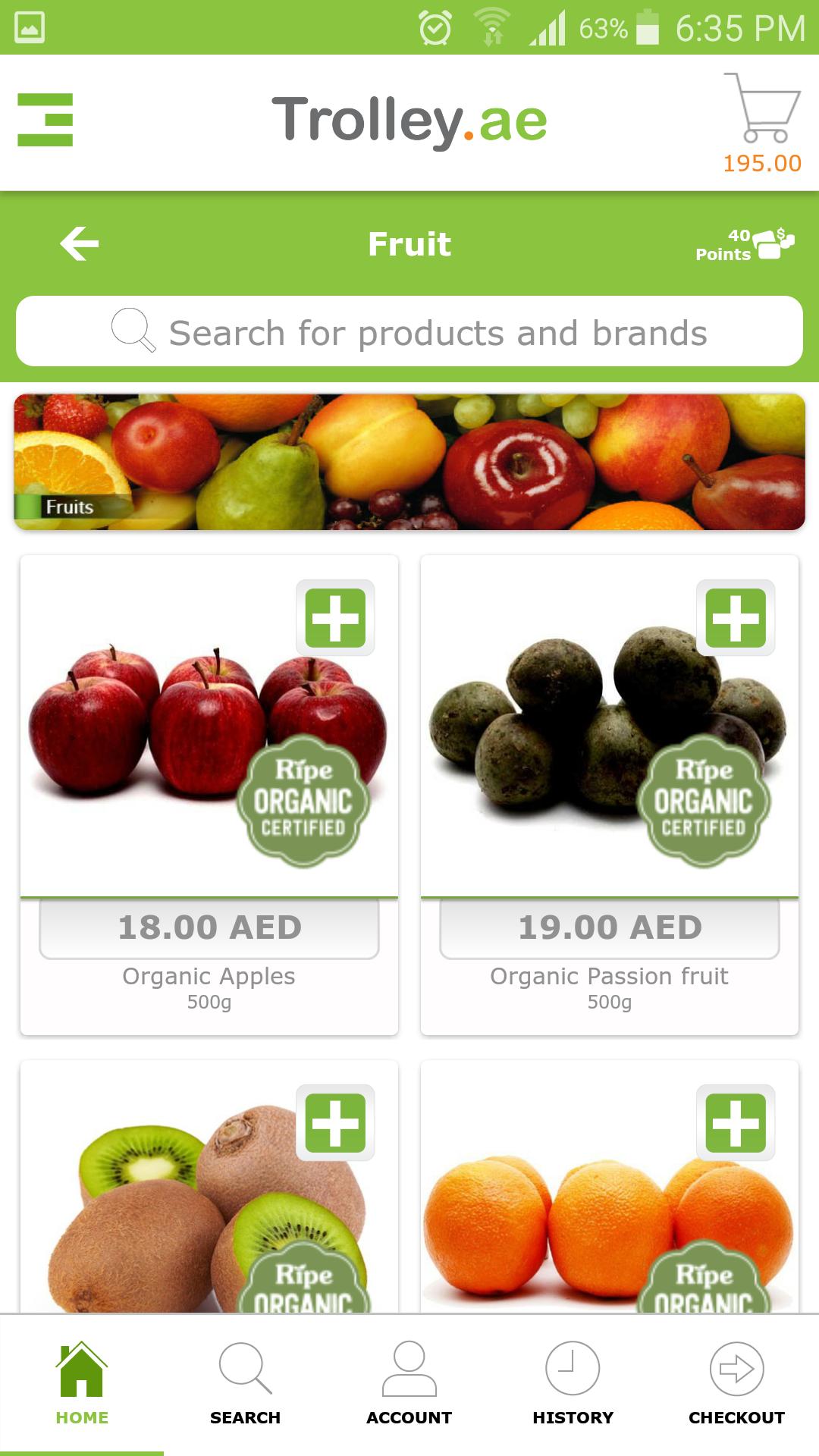 Trolley Dubai Grocery Delivery