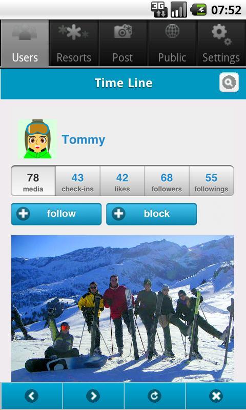 Snowy! ski, snowboard social