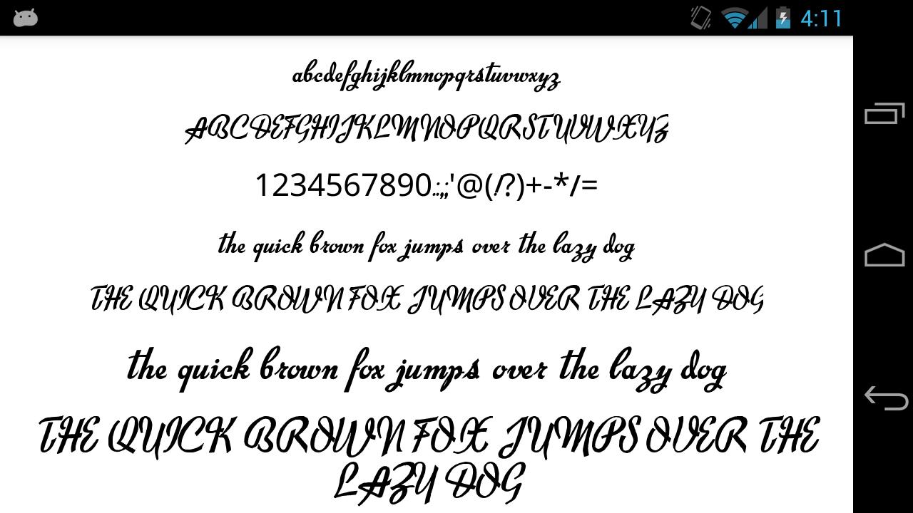 Brush Fonts Message Maker
