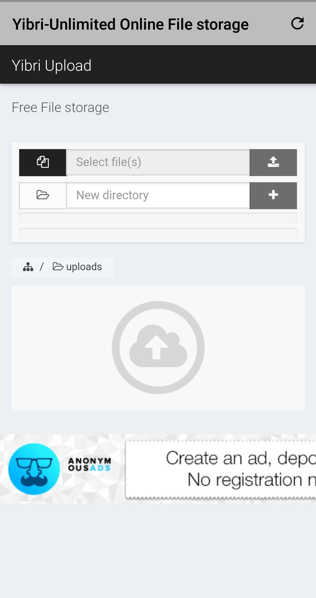 Yibri - 99 Terabytes of Free Cloud Storage