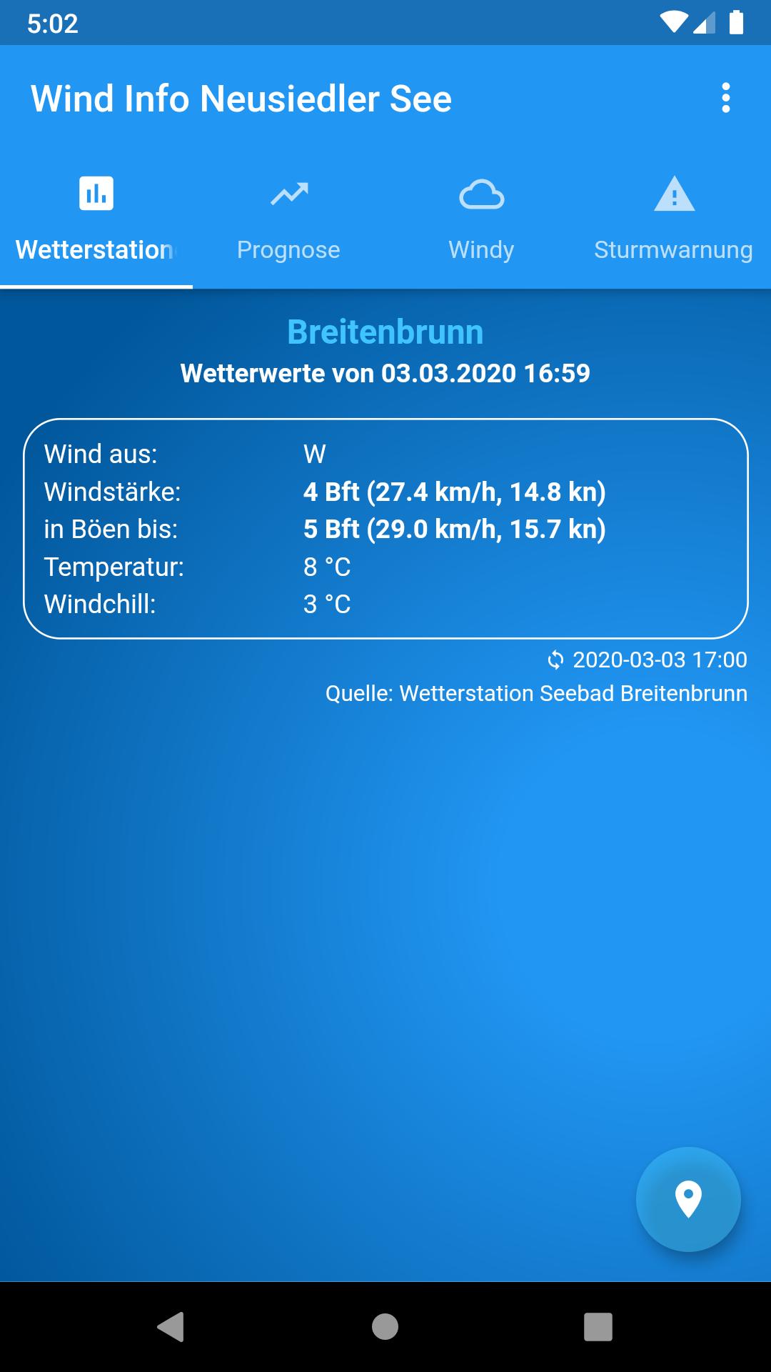Wind Info Neusiedler See
