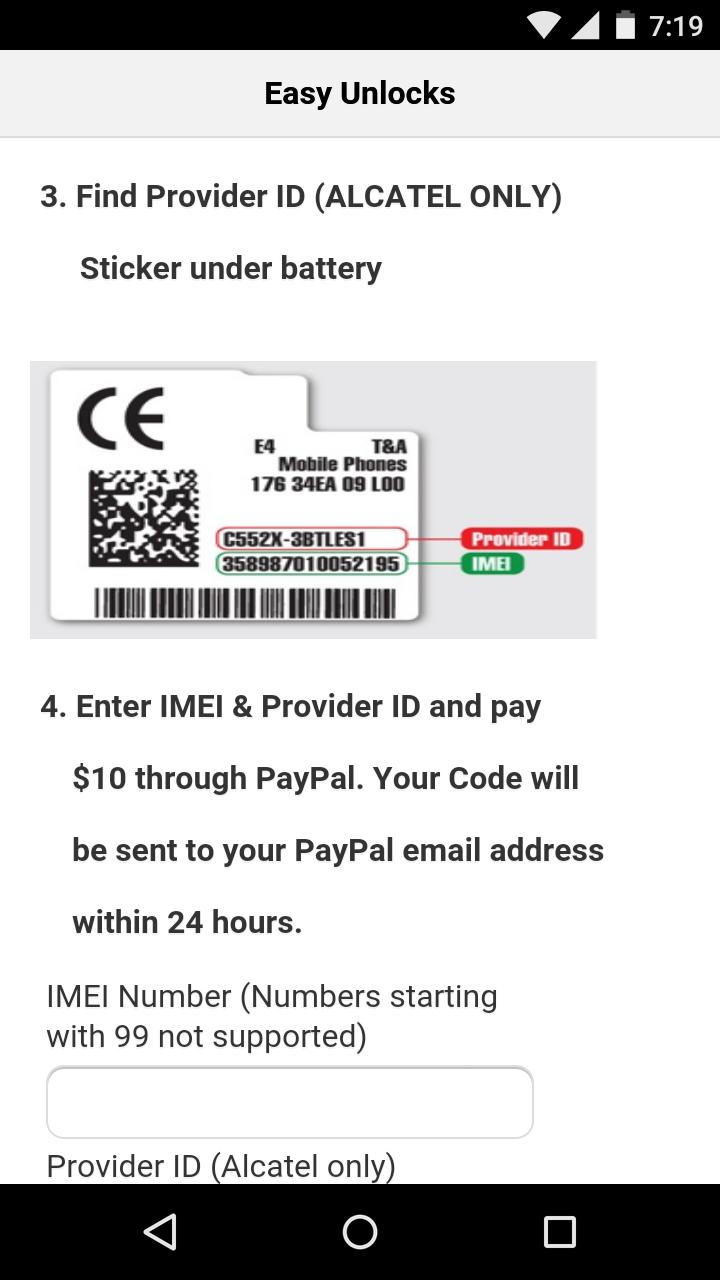 Easy Phone Sim Unlock