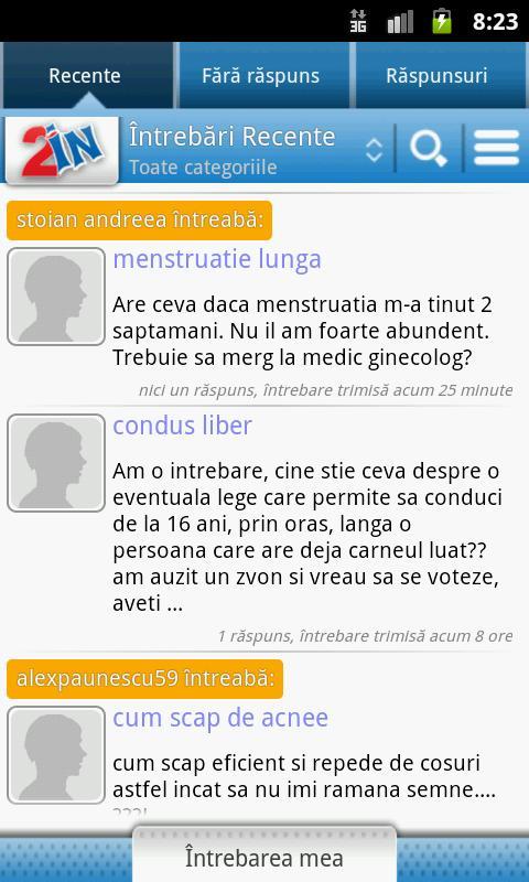 Intrebari Interesante