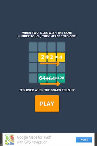 2048 - Maths Puzzle Game Free