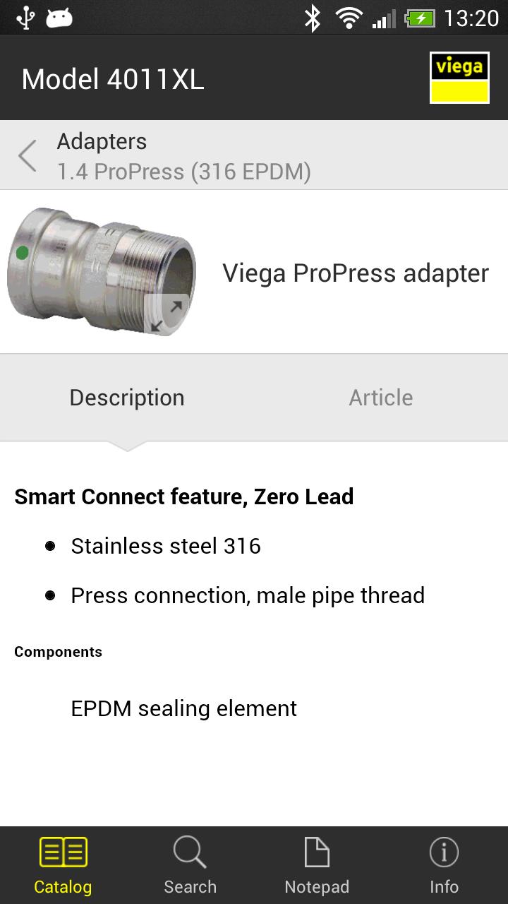 Viega LLC Catalog App