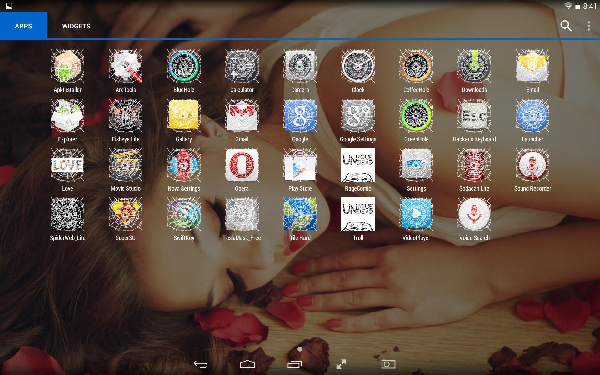 Spider Web lite Icon Pack