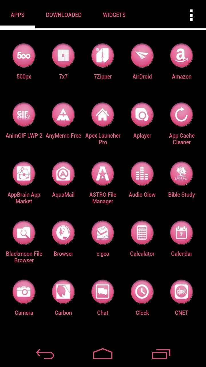 Circons Pink Icons
