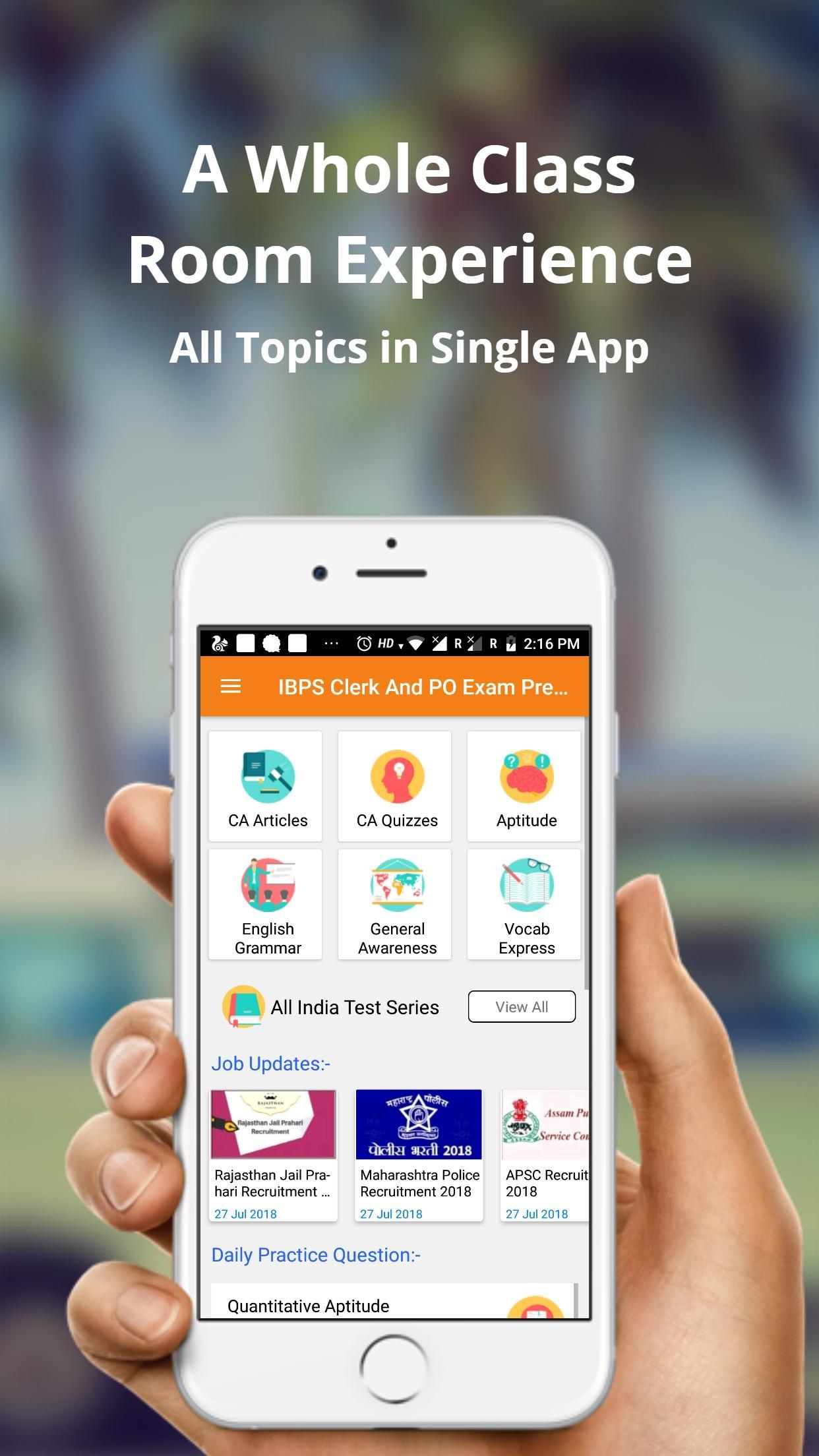 IBPS Clerk&PO Exam Preparation