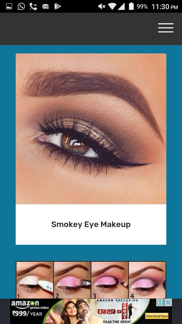 Eye MakeUp Step by Step Tutorial 2018