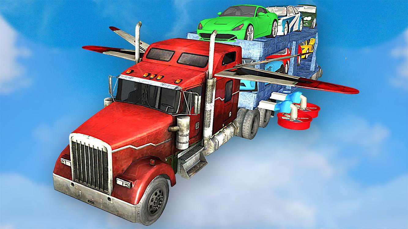Flying Car Transport Truck 3D