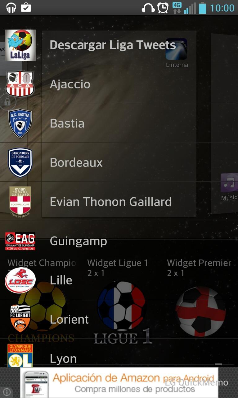 Widget Ligue 1 2015/16