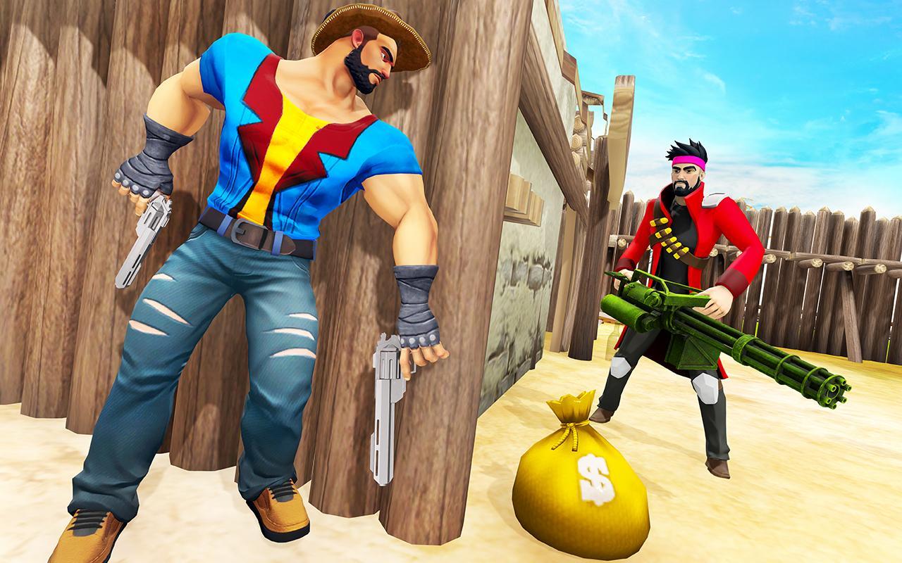 West Cow Boy Gunfighter Shoooting Strike