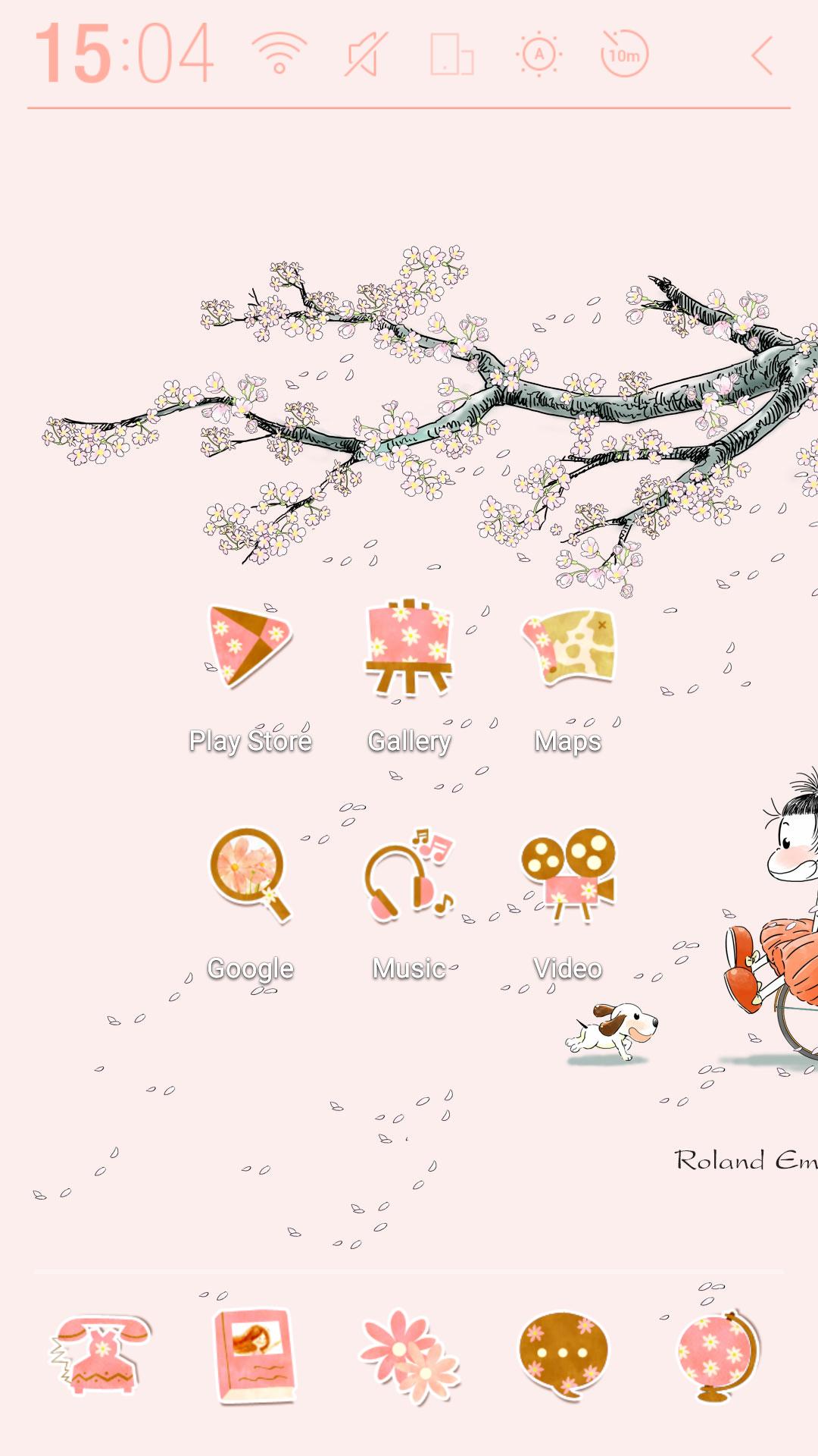 Flower Shower Atom Theme