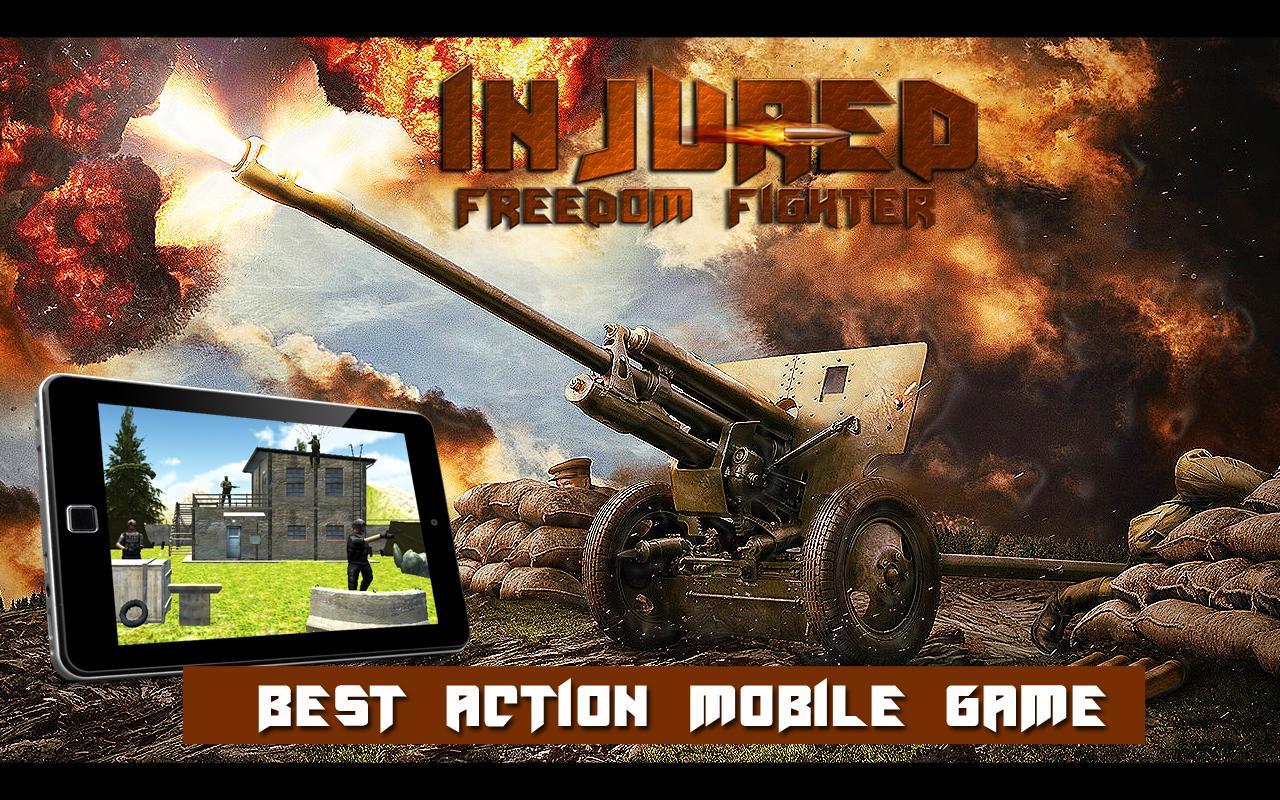 Injured Freedom fighter