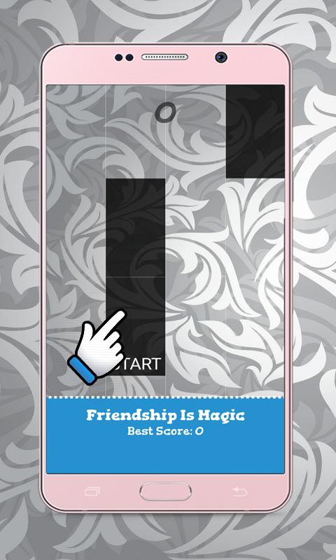 Ponytail on Piano Tiles