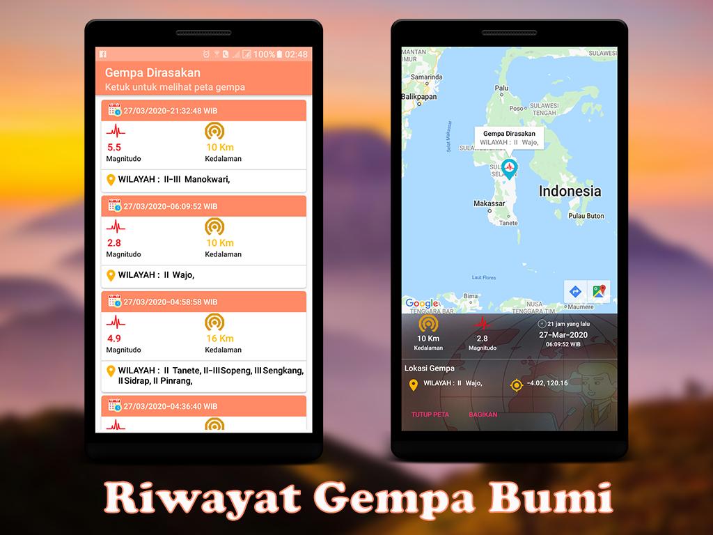 Info Gempa Bumi & Peringatan T