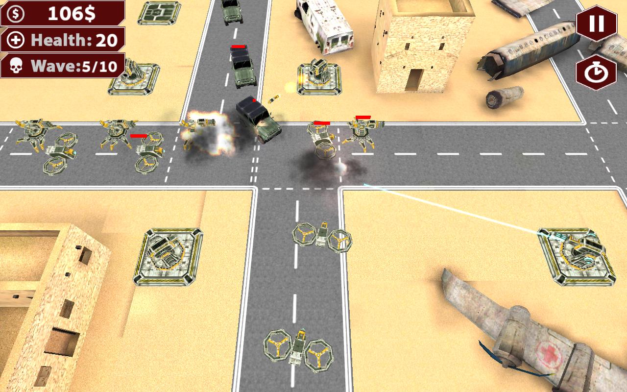 Tower Defense 3D Desert Strike