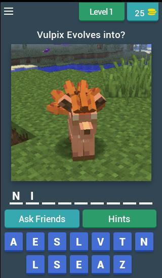 Pixelmon Evolution Trivia