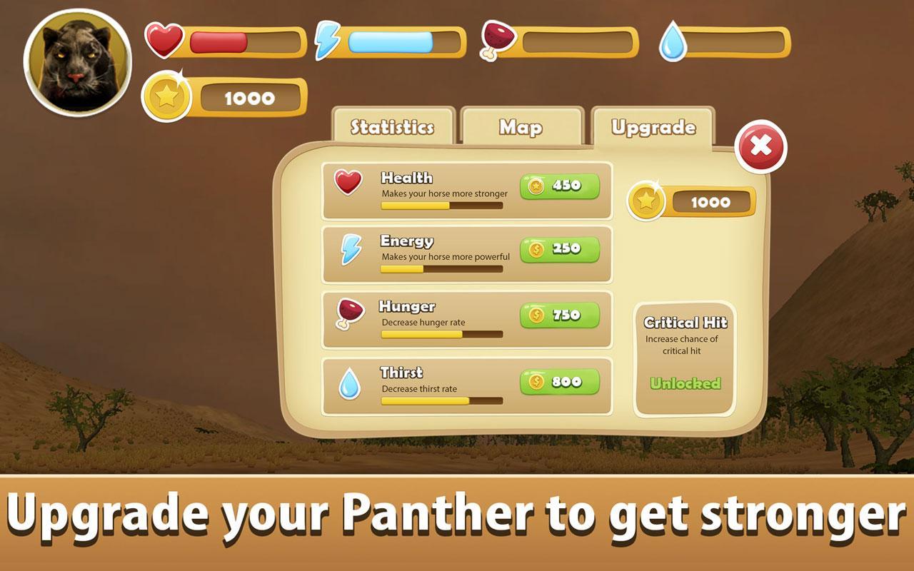 Wild Black Panther Simulator