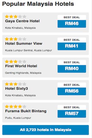 Malaysia Hotels Booking Cheap