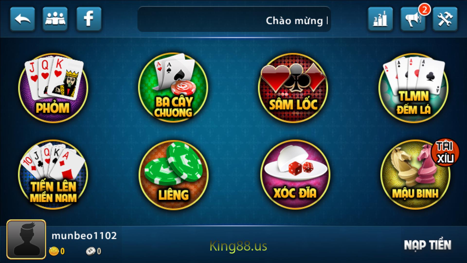 Game danh bai - King88.club