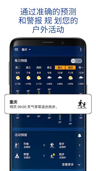 Transparent clock and weather