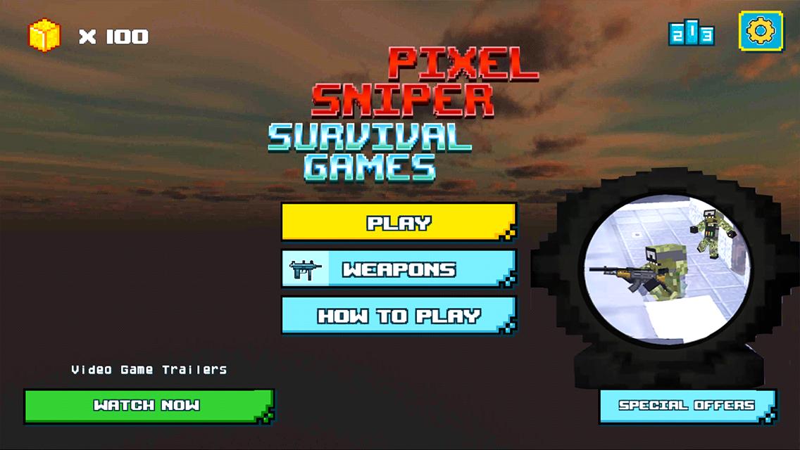 Pixel Sniper: Survival Games