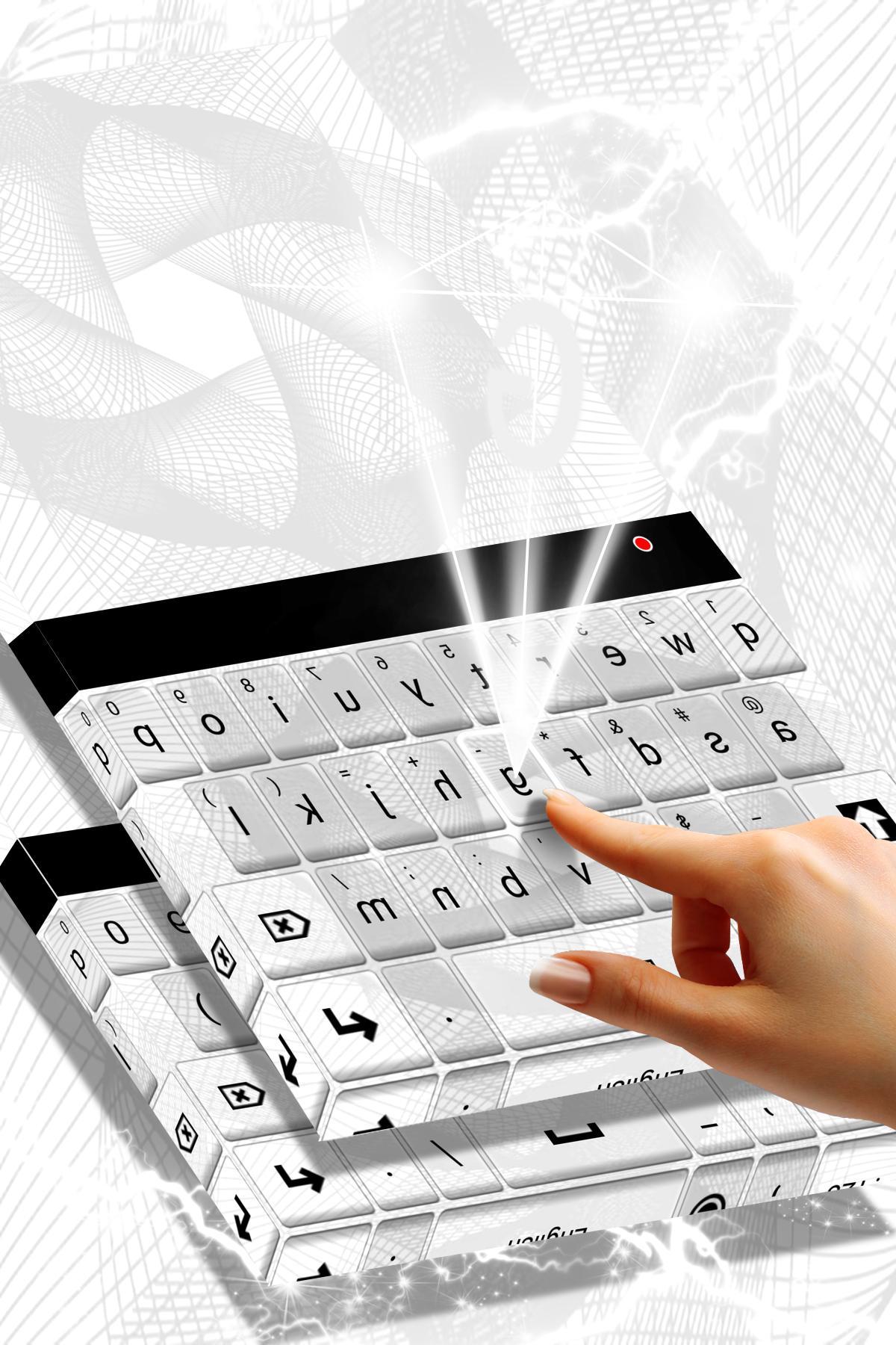 White Keyboard Theme