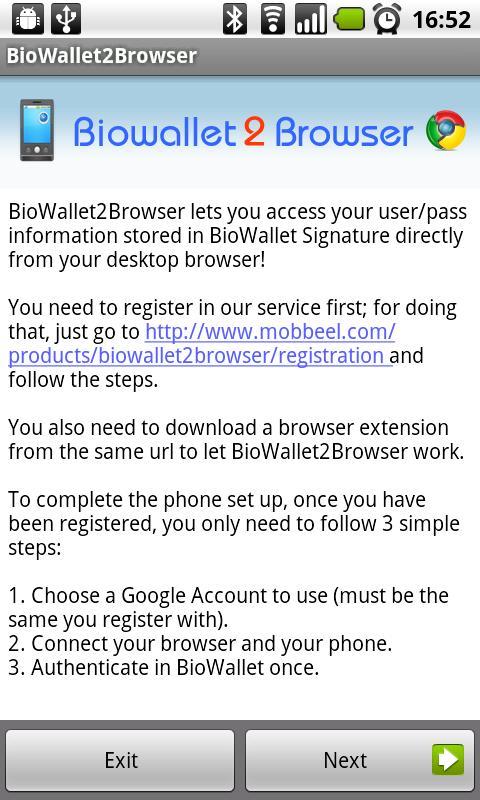 BioWallet2Browser