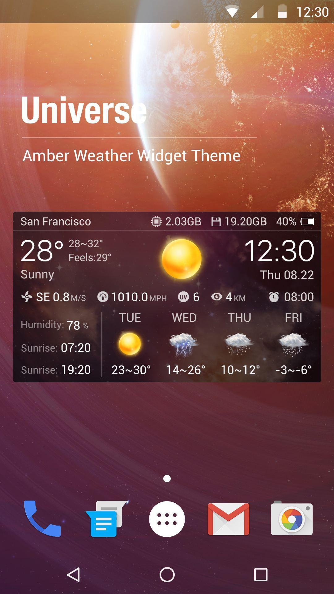 Accurate Weather forecast app& widget