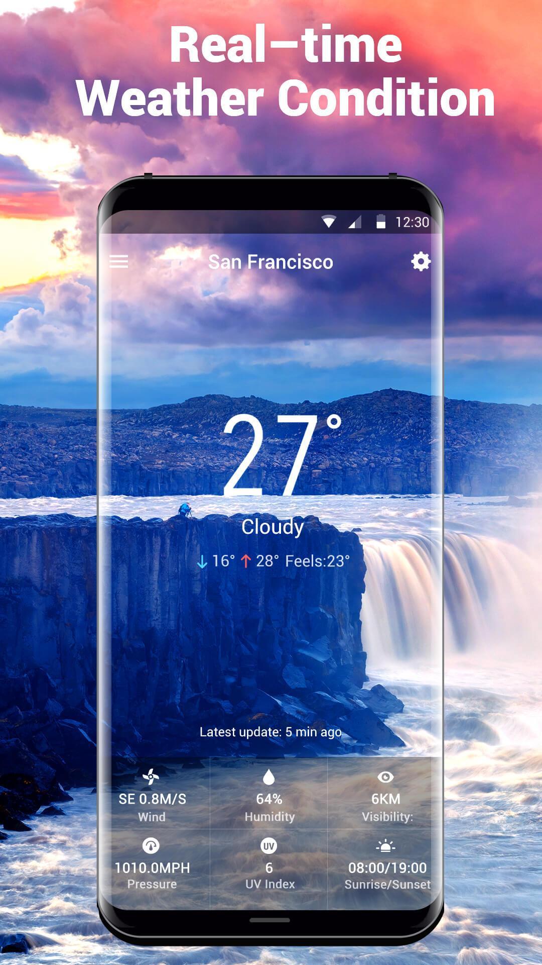 Accurate Weather forecast app& widget
