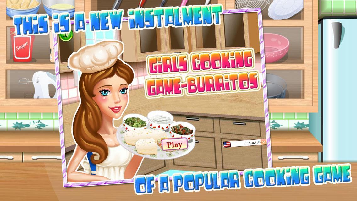 Girls cooking game - Burritos