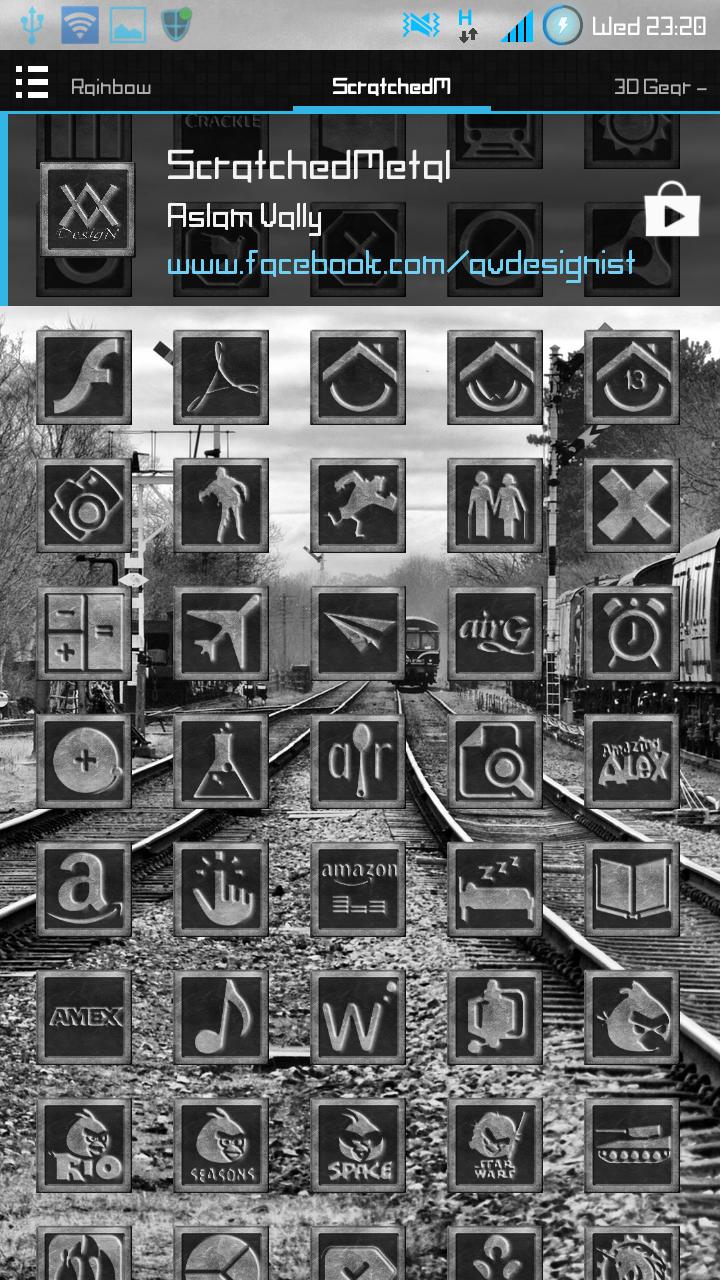 ICON PACK - Scratched Metal