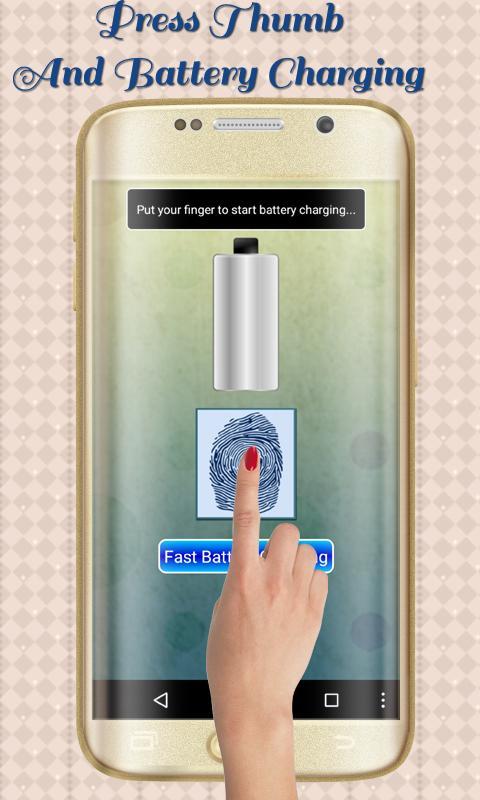 Finger Battery Prank Charger